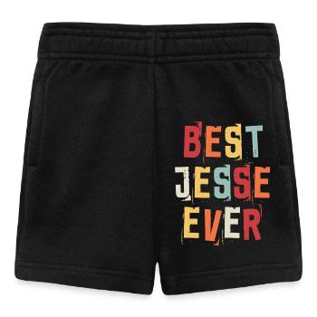 Meilleur Jesse Jamais Rétro Prénom Texte Disant - Short Bébé - noir - Devant