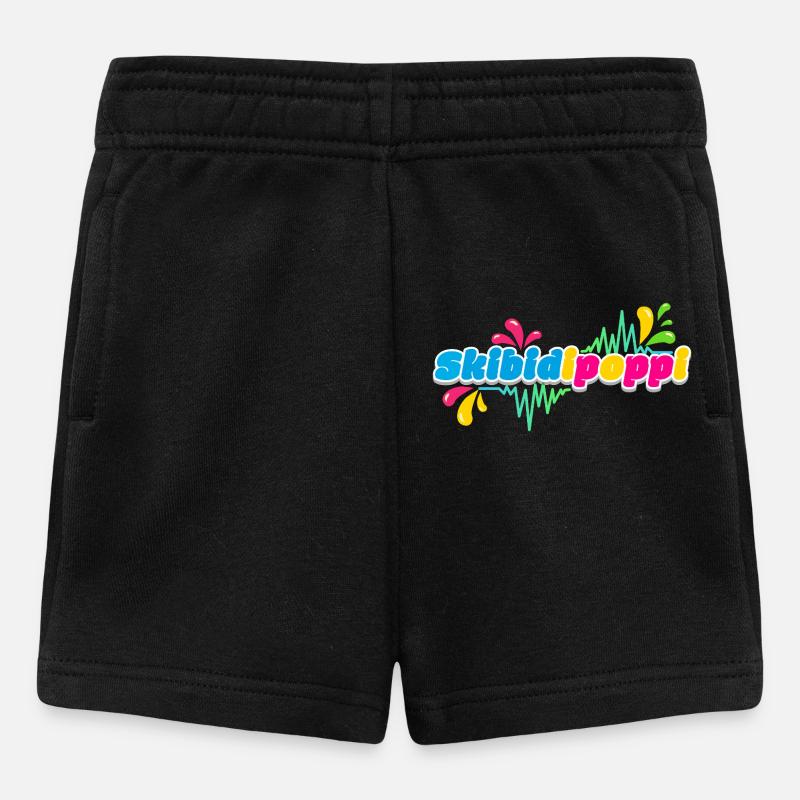 Skibidipoppi - Short Bébé - noir