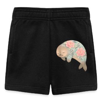 Aquarell Yakuza Siegel – Süße Pastell Tattoo Kunst - Baby Shorts - Schwarz - Vorne
