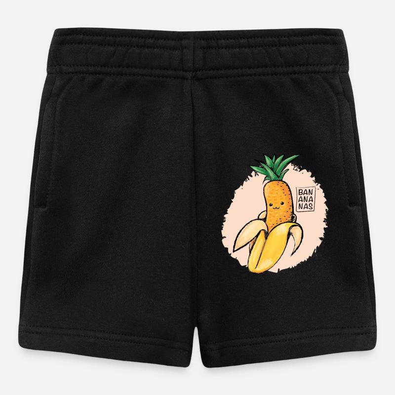 Bananes - Short Bébé - noir