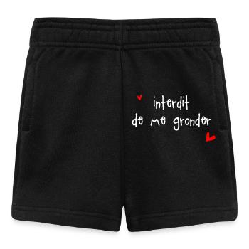 Forbidden to scold me - Humour Children's Gift Idea - Baby Shorts - black - Front