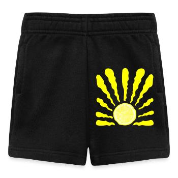 ZITRONE SOMMER SONNE - Baby Shorts - Schwarz - Vorne