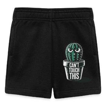 Can't Touch This – Lustiger Kaktus mit Spruch - Baby Shorts - Schwarz - Vorne