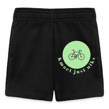 Kmoet just nothing, Dialecte anversois Chemises - Short Bébé - noir - Devant
