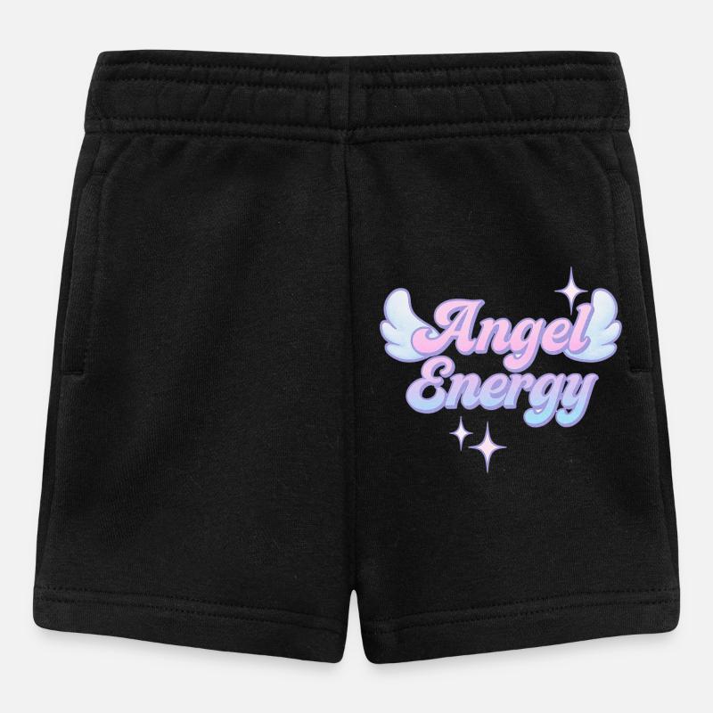 Angel Energy / Conception Y2K - Short Bébé - noir