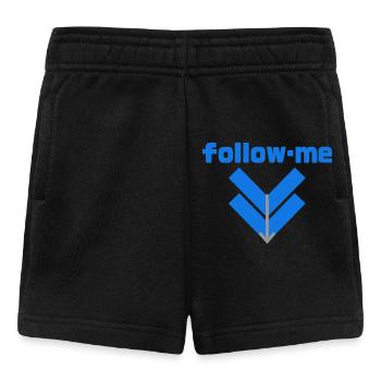 Follow me - Baby Shorts - Schwarz - Vorne