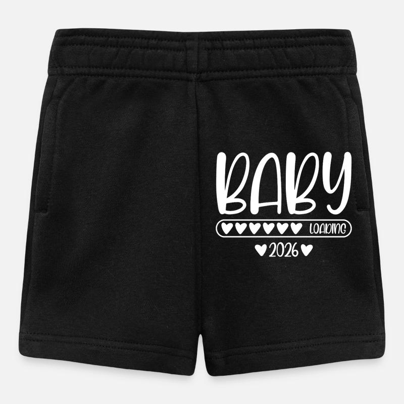 Baby 2026 loading - Baby Shorts - Schwarz