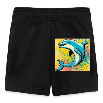 Delfin - Baby Shorts - Schwarz - Vorne