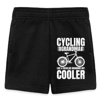 Cycling Grandma Bike Rider Cyclist Grandparent's  - Baby Shorts - Schwarz - Vorne