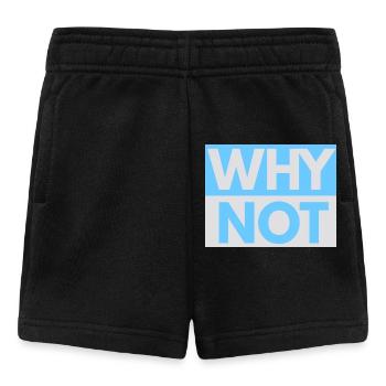 Warum nicht Impressum - Baby Shorts - Schwarz - Vorne