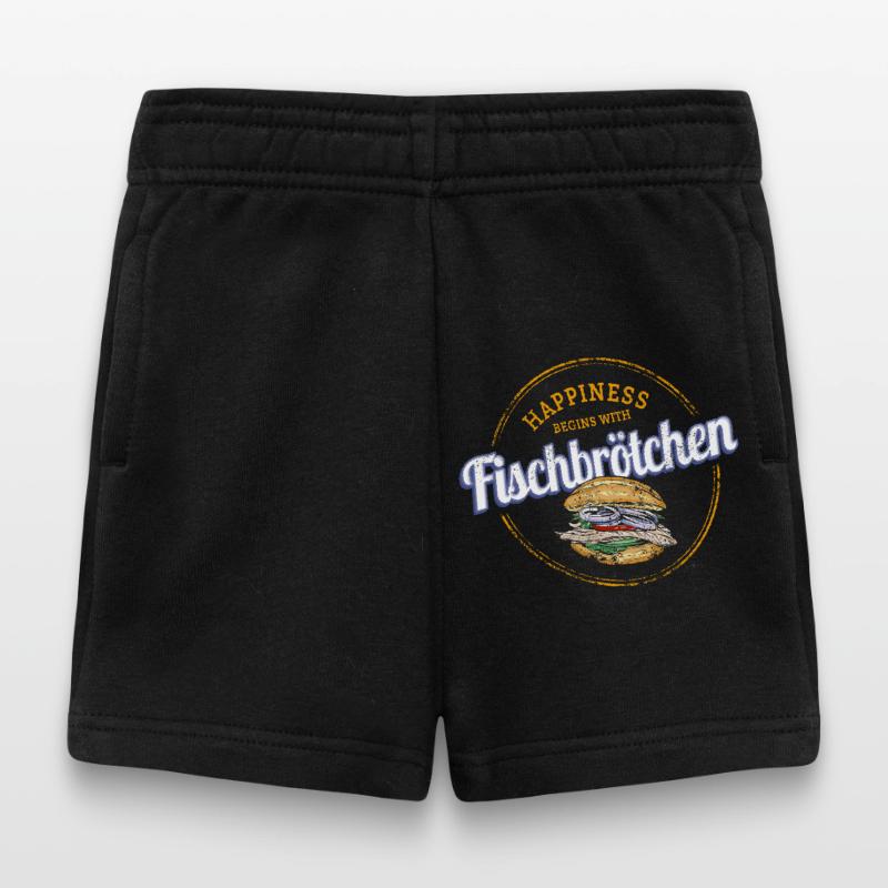 Fischbrötchen mit Matjes oder Bismarckhering Baby Shorts