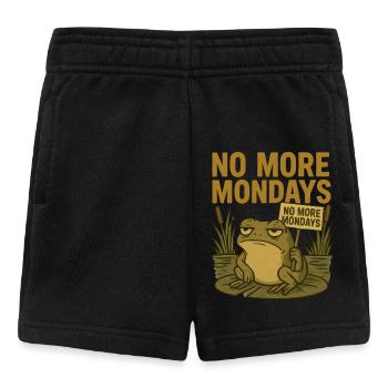 Striking frog - Baby Shorts - black - Front