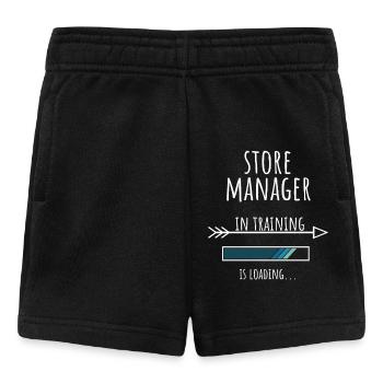 Store Manager Gift Profession Education - Baby Shorts - black - Front