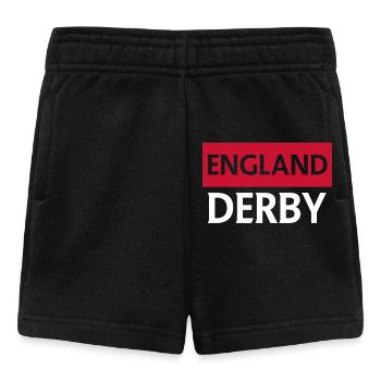 Derby anglais design rétro - Short Bébé - noir - Devant