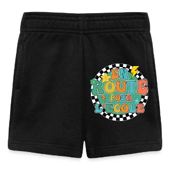 Auf dem Weg zur Schule, zurück in die Schule, Geschenk - Baby Shorts - Schwarz - Vorne