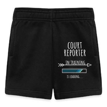 Court Reporter Geschenk Beruf Ausbildung - Baby Shorts - Schwarz - Vorne