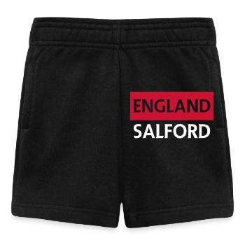 England's emblematic football design - Baby Shorts - black - Front