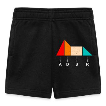 ADSR Sound Hüllkurve Synthesizer Envelope Klang - Baby Shorts - black - Front