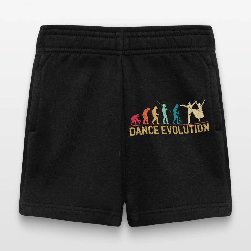 Conception de silhouette d'évolution de la danse Short Bébé