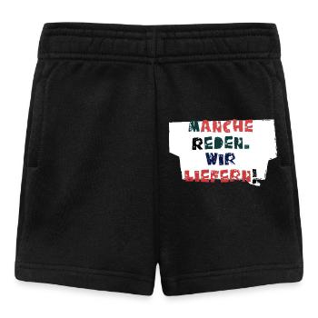 Reden & Handeln!  - Baby Shorts - Schwarz - Vorne