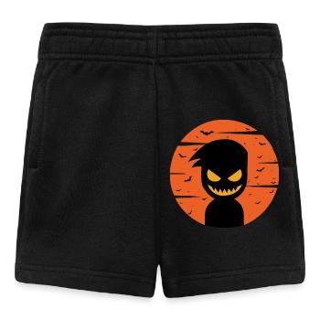 Scary_kid_Halloween - Baby Shorts - black - Front