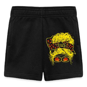 unordentliche Haare im Herbst  - Baby Shorts - Schwarz - Vorne
