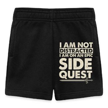 Sur une quête secondaire épique Pas distrait RPG Gamer - Short Bébé - noir - Devant