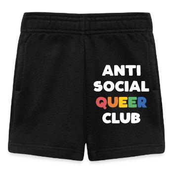 LGBTQ - Club queer antisocial - Short Bébé - noir - Devant