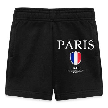 J’adore Paris, Paris France - Short Bébé - noir - Devant