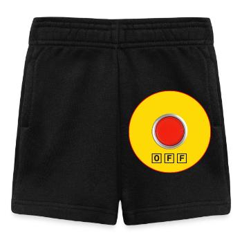 Stopp bei Logorrhoe - Baby Shorts - Schwarz - Vorne