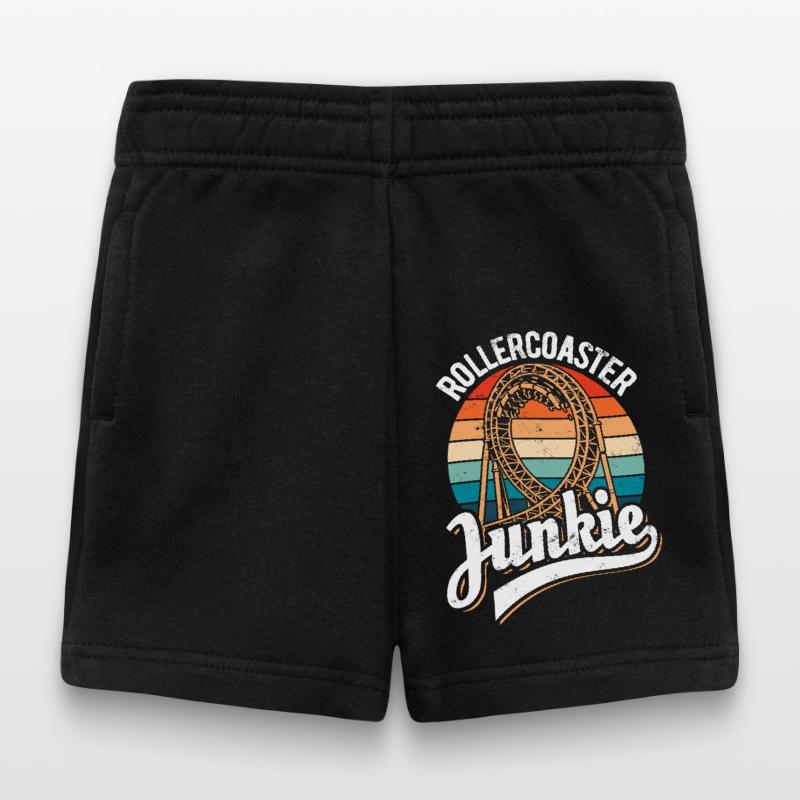 Rollercoaster Junkie - Roller Coaster - Loop Baby Shorts