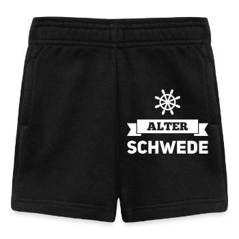 Old Swede Funny Expression Saying - Baby Shorts - black - Front
