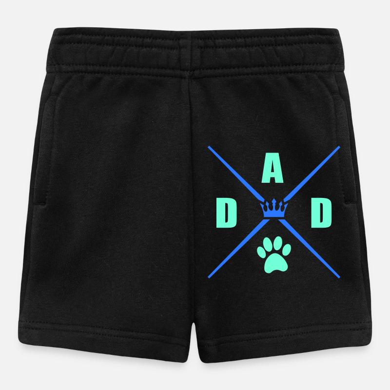 Papa Chien - Short Bébé - noir