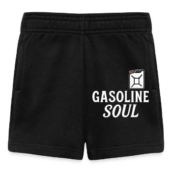 Benzin Seele – Vintage Biker Design - Baby Shorts - Schwarz - Vorne
