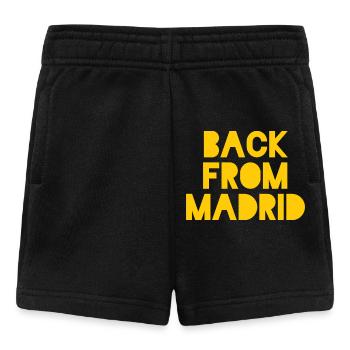Ausdrucksstarke Madrid-Illustration auf Kleidung - Baby Shorts - Schwarz - Vorne