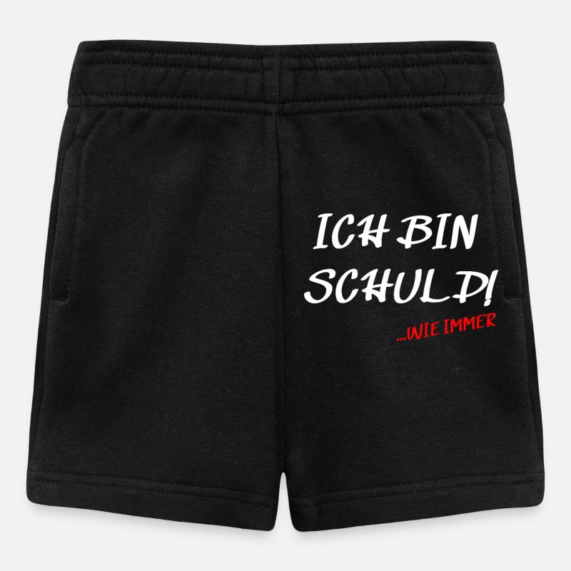 C’est ma faute... comme toujours le dit design - Short Bébé - noir