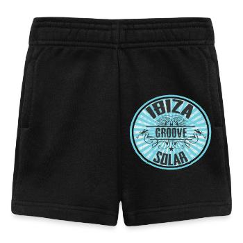 Conception du logo solaire ibiza Groove - Short Bébé - noir - Devant