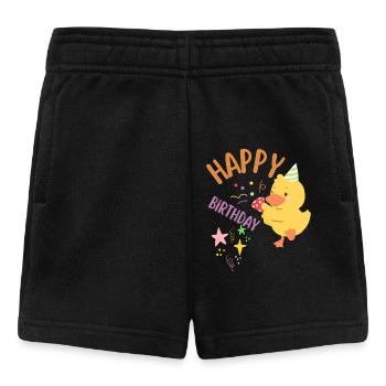 Happy birthday  - Short Bébé - noir - Devant