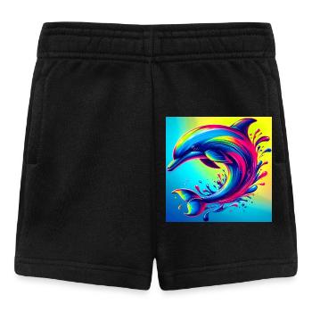 Delfin - Baby Shorts - Schwarz - Vorne