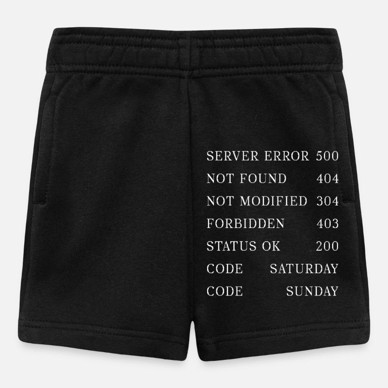Codes IT en semaine - Short Bébé - noir