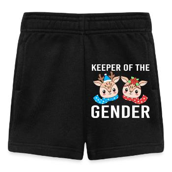 Keeper of the Gender Reveal - Baby Shorts - black - Front