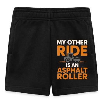 Road Construction Team Asphalt Concrete Team - Baby Shorts - black - Front