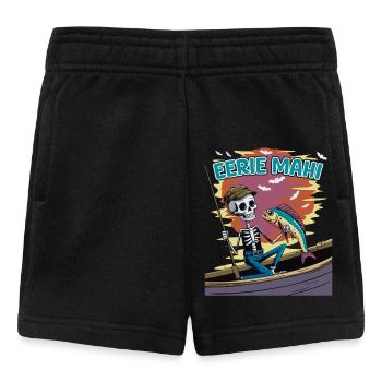 Squelette créatif pêcheur d’orquelage dorade Mahimahi - Short Bébé - noir - Devant