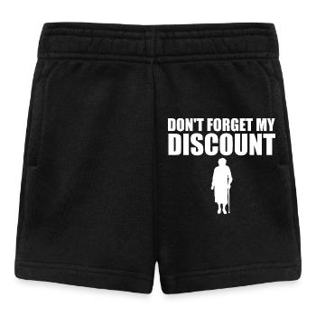Don't forget my discount for older mens - Baby Shorts - black - Front