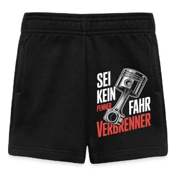 Drivers - drive combustion engine - Baby Shorts - black - Front