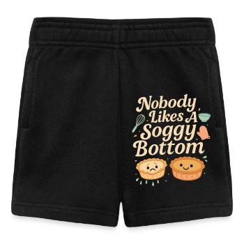 Man ist nie zu alt, um im Dreck zu spielen - Baby Shorts - Schwarz - Vorne