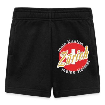 Mon pays natal Zuarich cadeau - Short Bébé - noir - Devant
