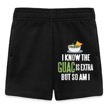 Guacamole Is Life Funny Snack Chip Dip Meme - Baby Shorts - Schwarz - Vorne
