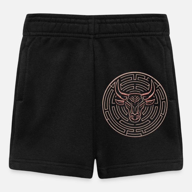 Labyrinth Minotaurus - Baby Shorts - Schwarz