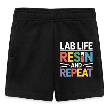 Technicien de laboratoire dentaire Art de travail - Short Bébé - noir - Devant